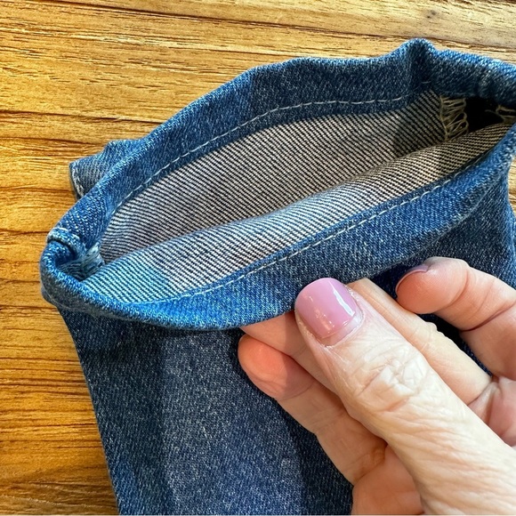 Wildfox Women’s Blue Denim Skinny Leg Jeans Mid Rise Cotton Stretch Mom Style - Picture 9 of 11